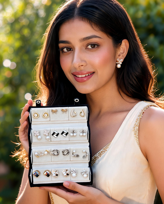 Trending Korean Pearl Earrings Set For Gen Z