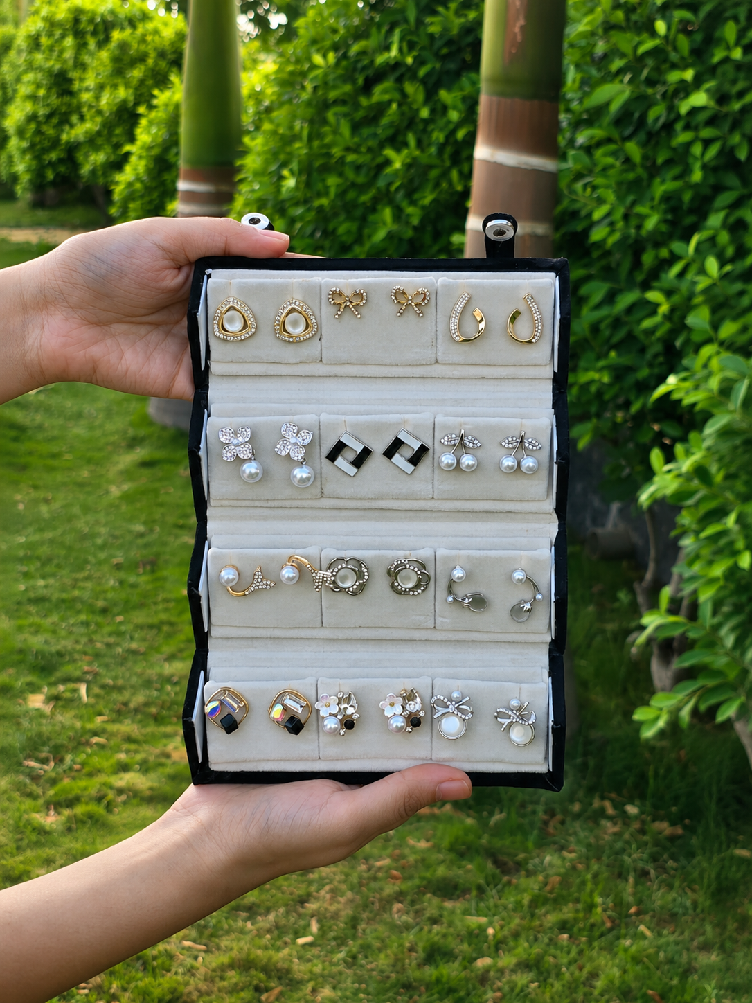 Trending Korean Pearl Earrings Set  For Gen Z