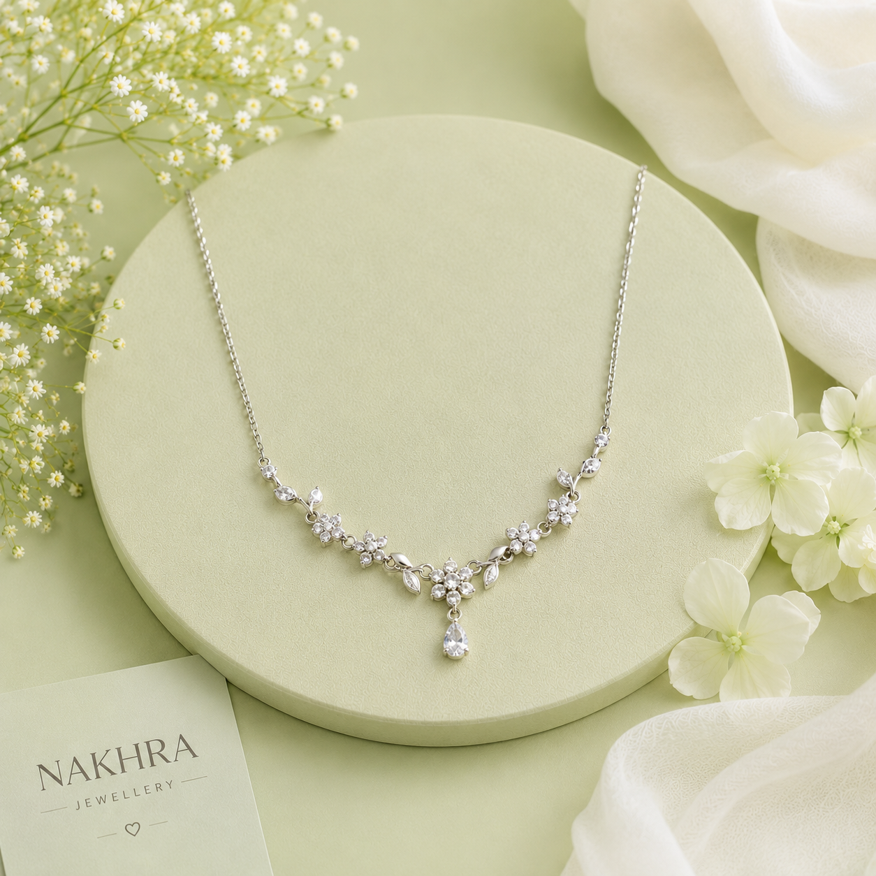 Korean Style Diamond Necklace