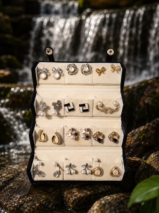 Trending Korean Pearl Earrings Set  For Gen Z