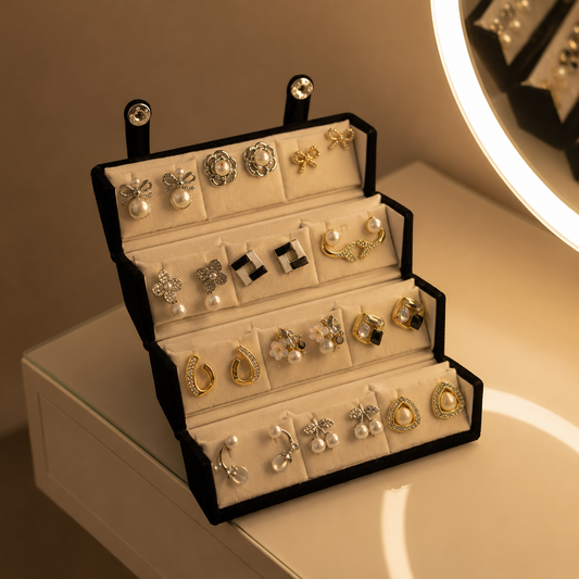 Trending Korean Pearl Earrings Set  For Gen Z
